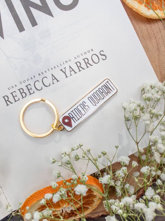 Riders Quadrant Location Keychain | Hard Enamel Fantasy Fan Art - Spinsterly Co