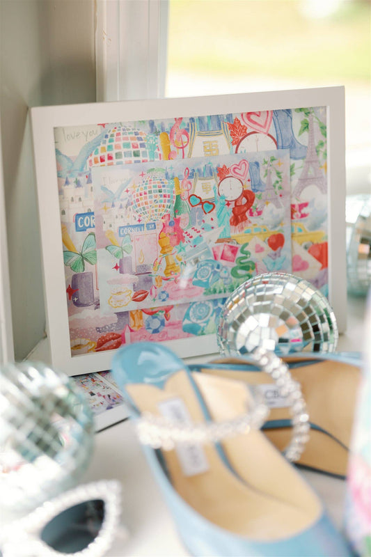 Eras Collage Watercolor Art Print | 5x7 Fan Art Wall Decor - Spinsterly Co