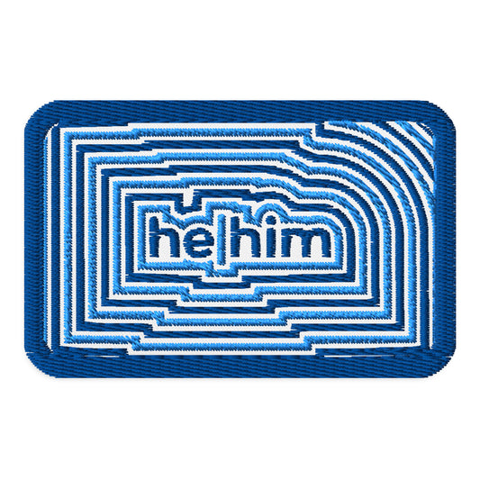 He/Him Pronoun Embroidered Patch | LGBTQIA+ Identity Accessory - Spinsterly Co