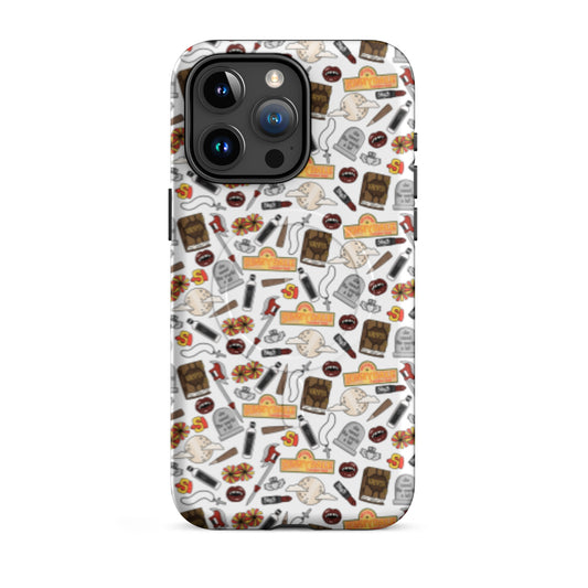 Spooky Vampire Slayer MagSafe Tough Case | Witchy Ghost Dagger Floral iPhone Case - Spinsterly Co