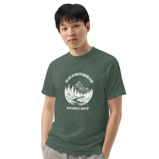 Out of Breath Hiking Club T-Shirt | Funny Hiking Graphic Tee - Spinsterly Co