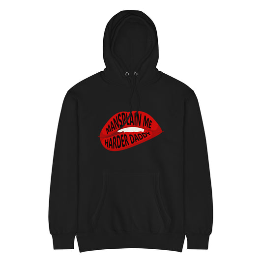 Mansplain Me Harder Daddy Hoodie | Funny Feminist Sarcasm Graphic Pullover Hoodie - Spinsterly Co