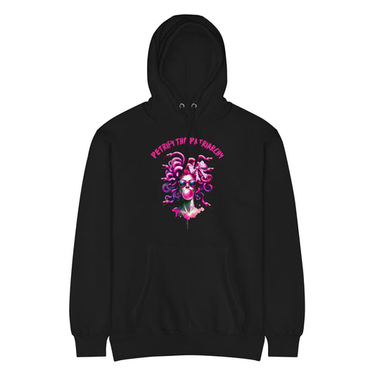 Petrify the Patriarchy Medusa Hoodie | Feminist Mythology Graphic Pullover Hoodie - Spinsterly Co