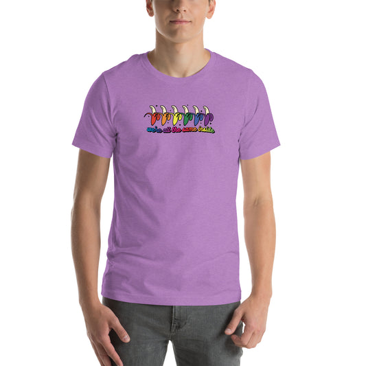 We're All the Same Inside T-Shirt | Rainbow Banana LGBTQIA+ Pride Tee - Spinsterly Co