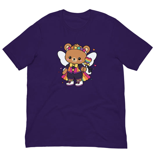 Rainbow Fairy Bear Pride T-Shirt | Kawaii LGBTQ Pride Graphic Tee - Spinsterly Co