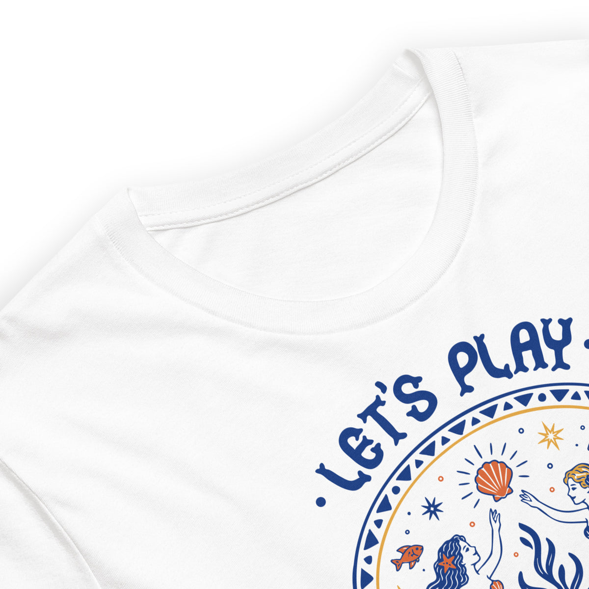 Let’s Play Mermaids T-Shirt | Mermaid Graphic Summer Tee - Spinsterly Co