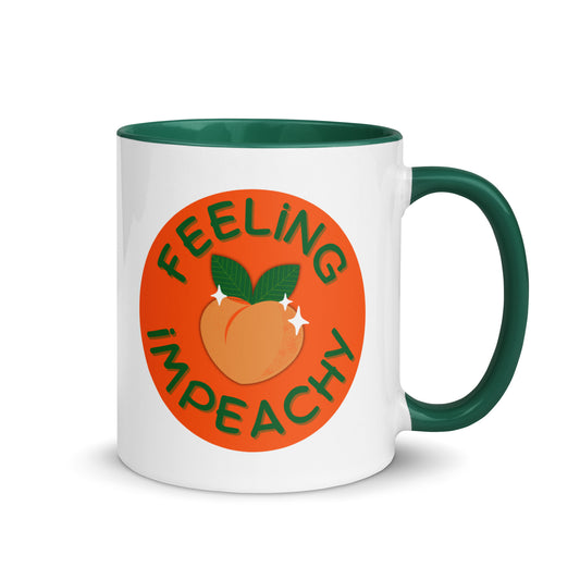 Feeling Impeachy Peach Political Accent Coffee Mug | Funny Activist Gift - Spinsterly Co