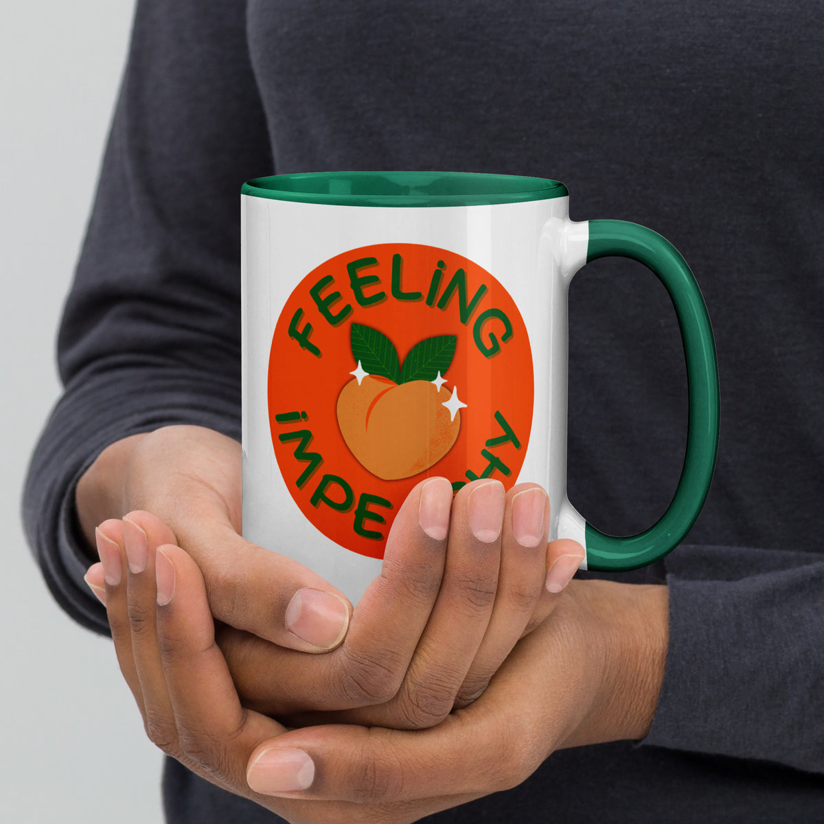 Feeling Impeachy Peach Political Accent Coffee Mug | Funny Activist Gift - Spinsterly Co