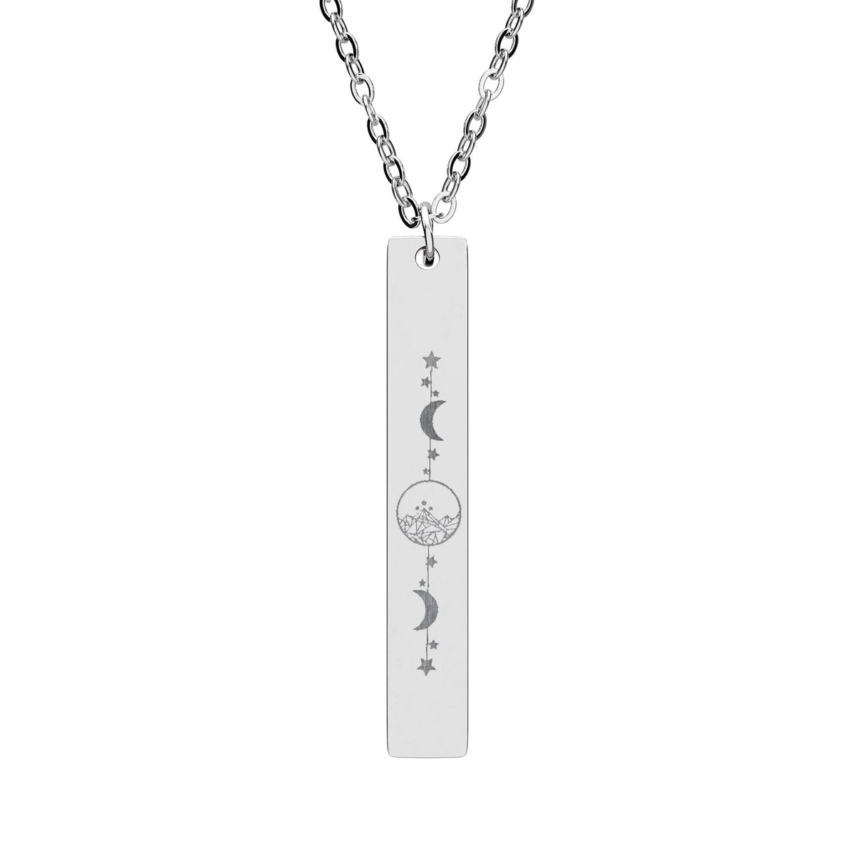 Starlight City Vertical Bar Necklace | Romantasy Fae Jewelry - Spinsterly Co