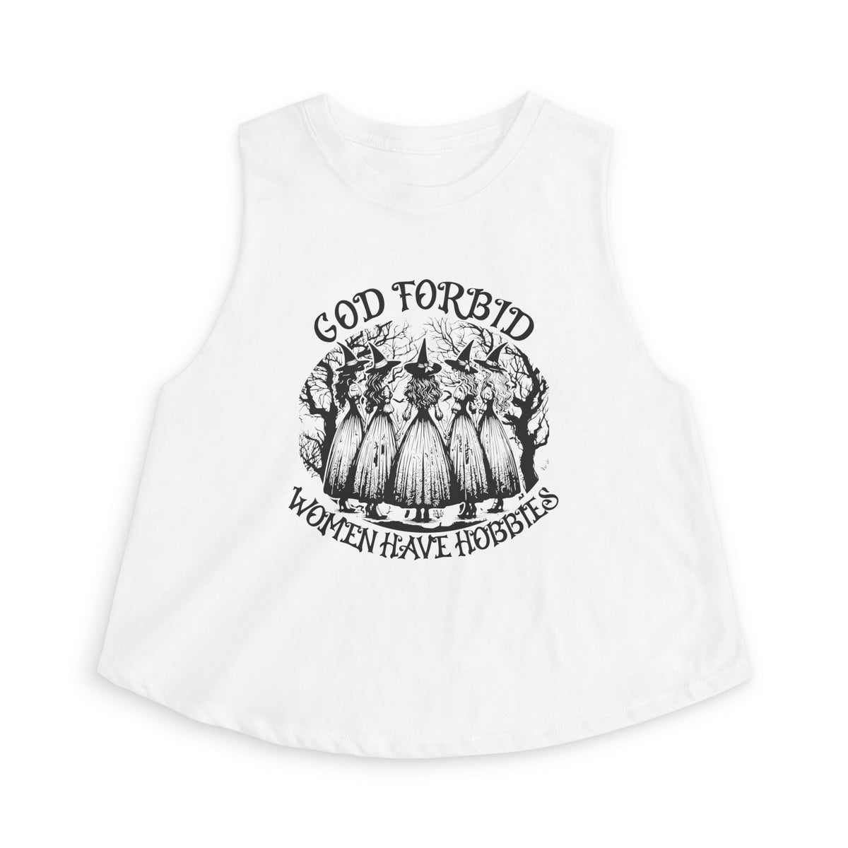 God Forbid Women Have Hobbies Crop Top - Spinsterly Co