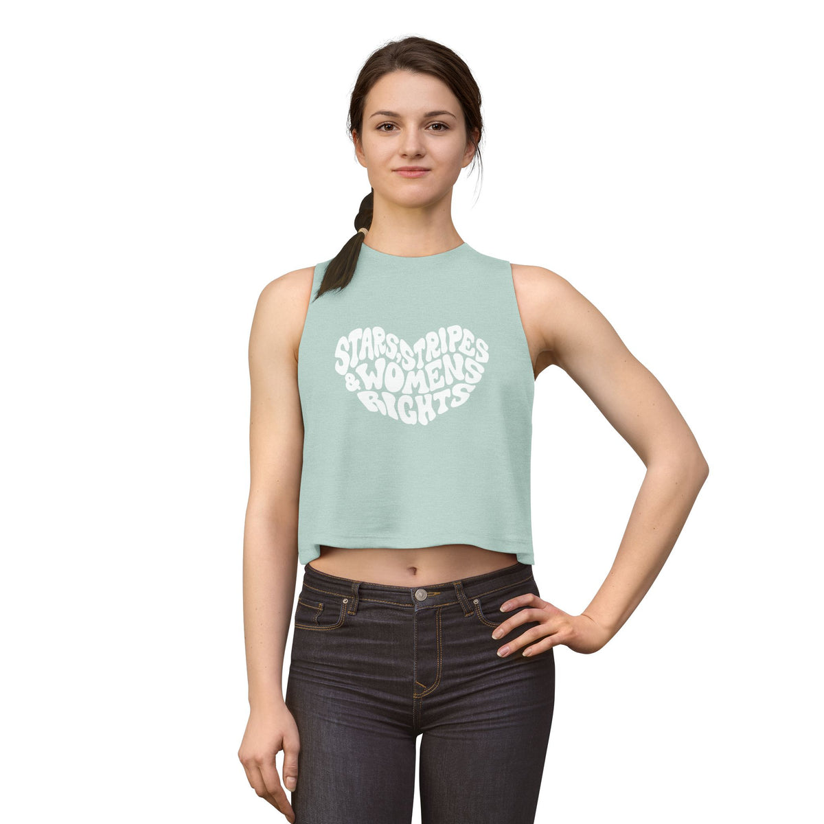 Stars, Stripes & Women's Rights Crop Top - Spinsterly Co
