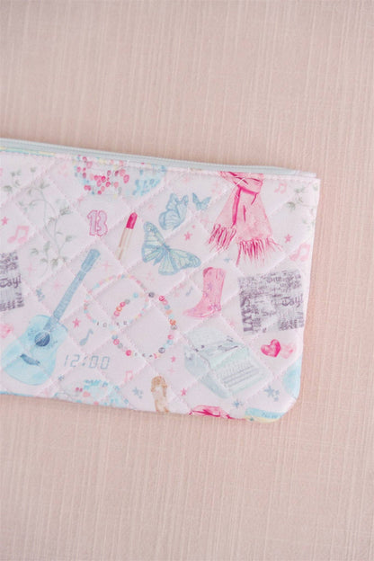 Eras Quilted Wristlet | Chic Fan Art Clutch Bag - Spinsterly Co