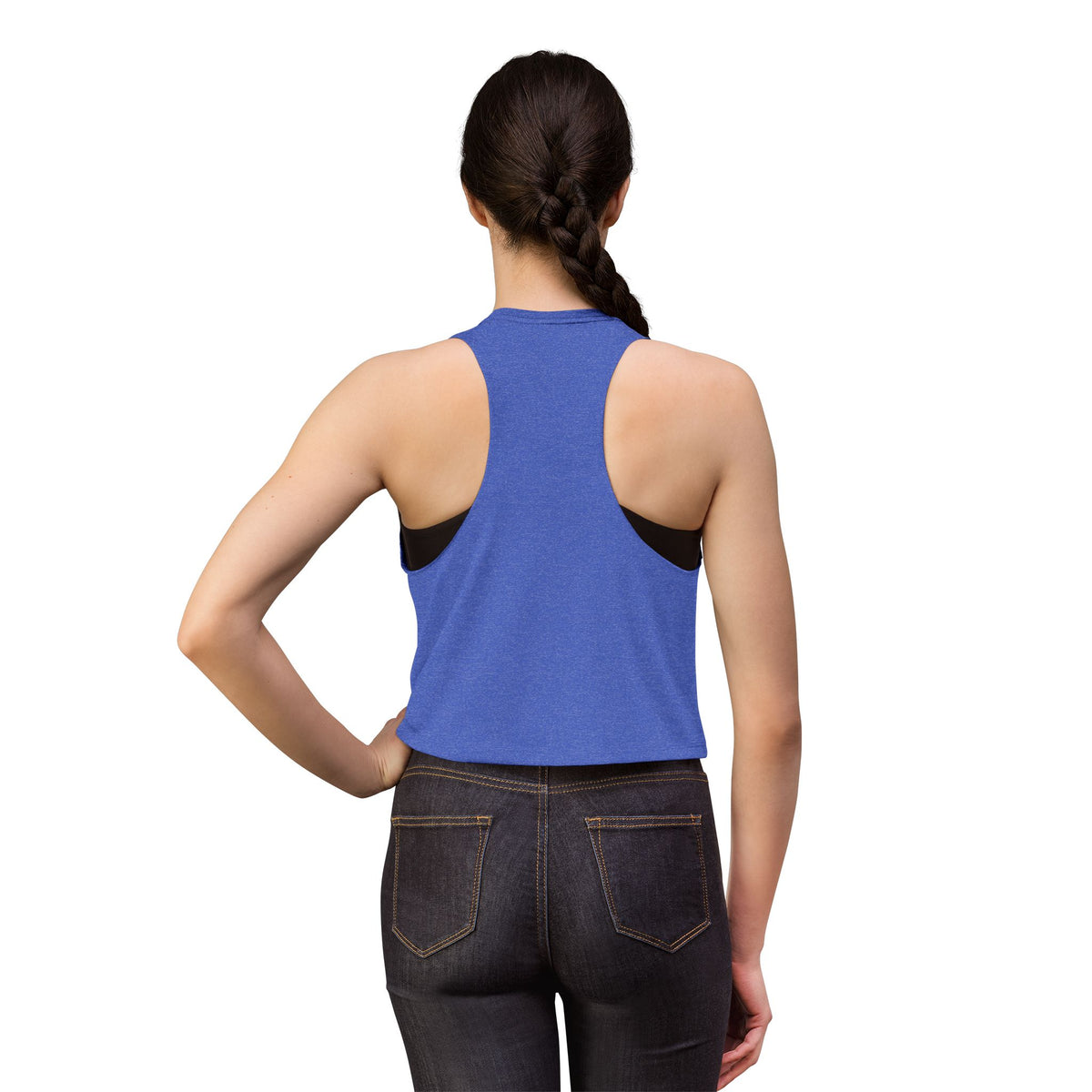 My D!ck's Bigger Crop Top | Funny Feminist Women's Cropped Tank - Spinsterly Co