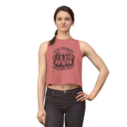 God Forbid Women Have Hobbies Crop Top - Spinsterly Co