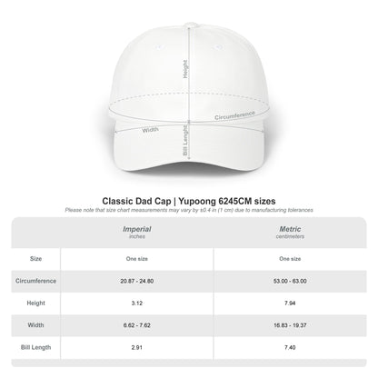 Classic Dad Cap | Embroidered Cotton Baseball Cap - Spinsterly Co