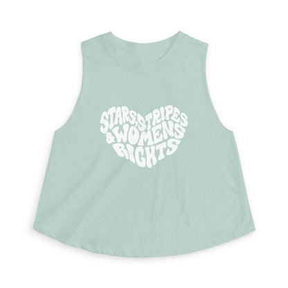 Stars, Stripes & Women's Rights Crop Top - Spinsterly Co