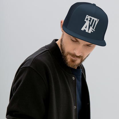 Petty AF Embroidered Trucker Hat | Funny Statement Snapback Cap - Spinsterly Co