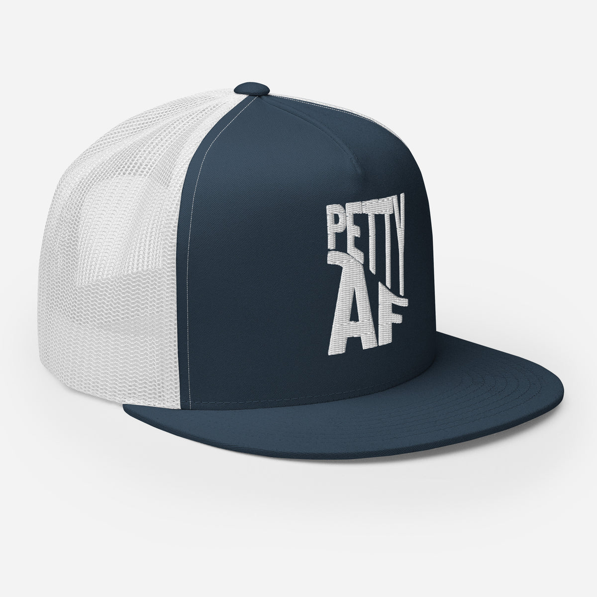 Petty AF Embroidered Trucker Hat | Funny Statement Snapback Cap - Spinsterly Co