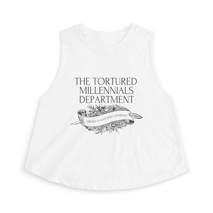 The Tortured Millennials Department Crop Top - Spinsterly Co