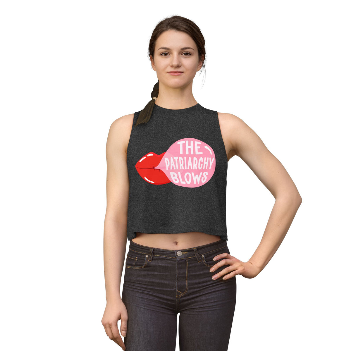 The Patriarchy Blows Crop Top - Spinsterly Co