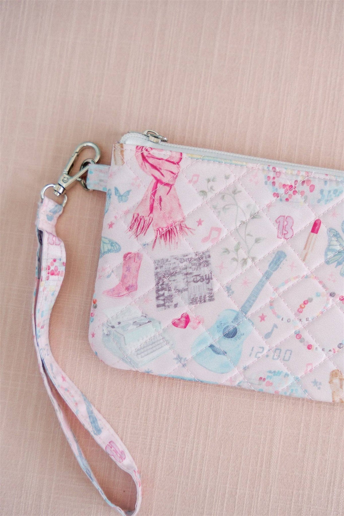 Eras Quilted Wristlet | Chic Fan Art Clutch Bag - Spinsterly Co