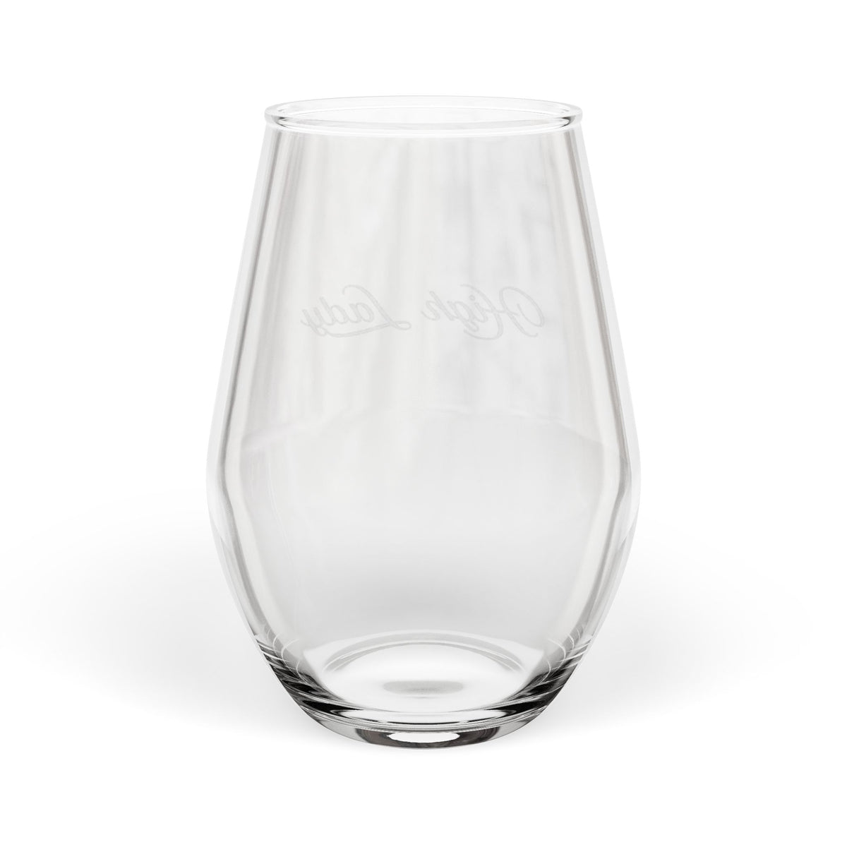 High Lady Stemless Wine Glass, 11.5oz | Romantasy Engraved Glassware - Spinsterly Co