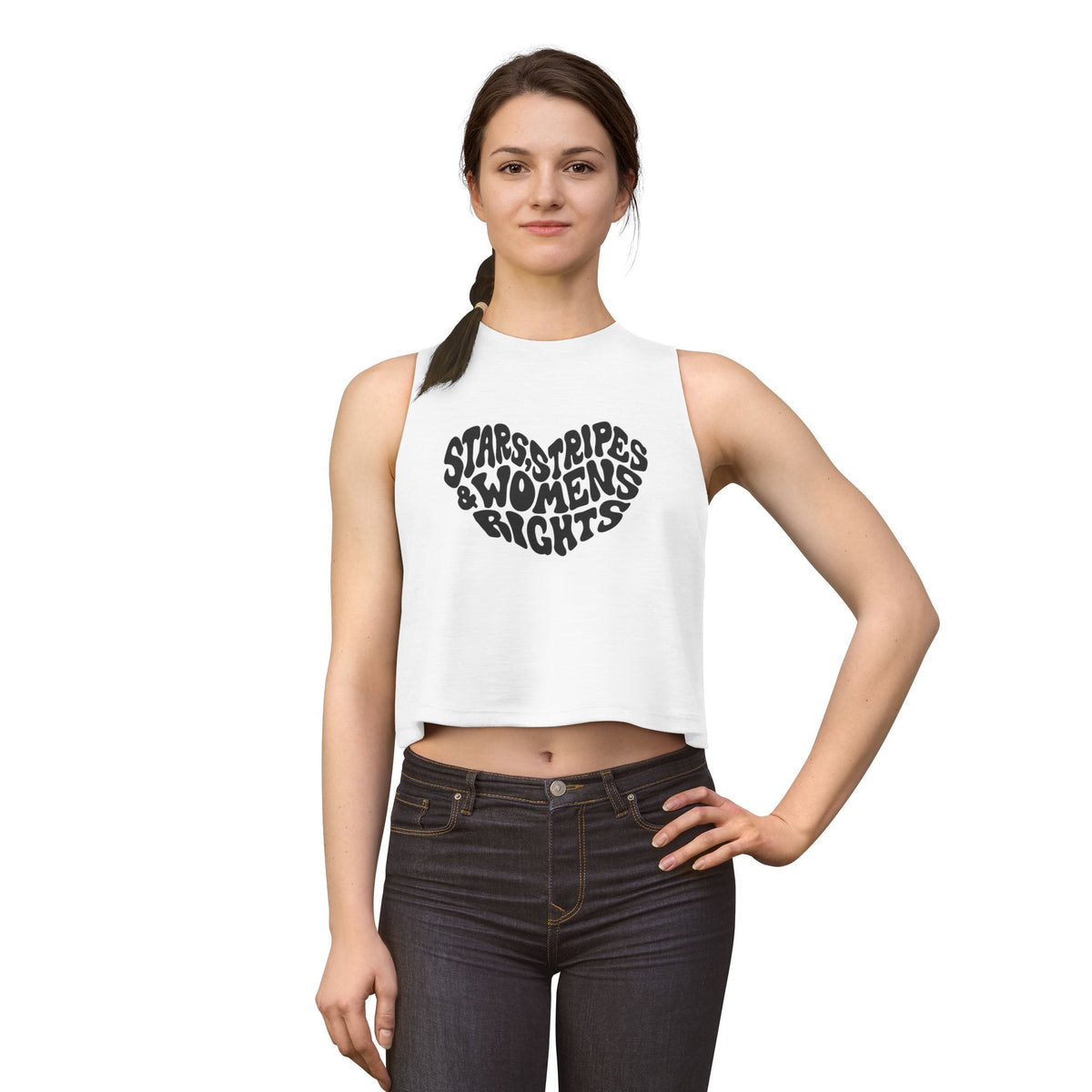 Stars, Stripes & Women's Rights Crop Top - Spinsterly Co