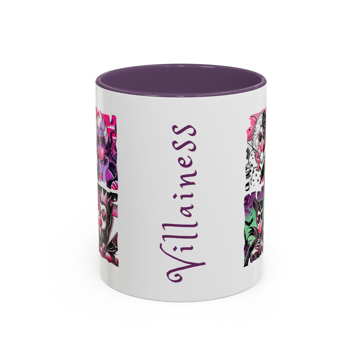 Villainess Comic Portrait Panel Accent Coffee Mug | Villain Era Bookish Gift - Spinsterly Co