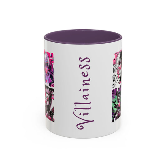 Villainess Comic Portrait Panel Accent Coffee Mug | Villain Era Bookish Gift - Spinsterly Co