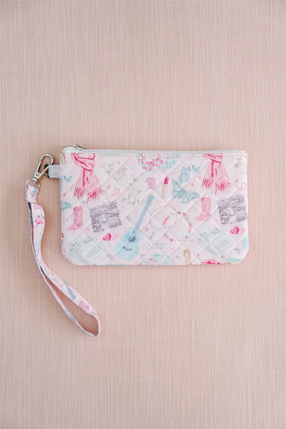 Eras Quilted Wristlet | Chic Fan Art Clutch Bag - Spinsterly Co