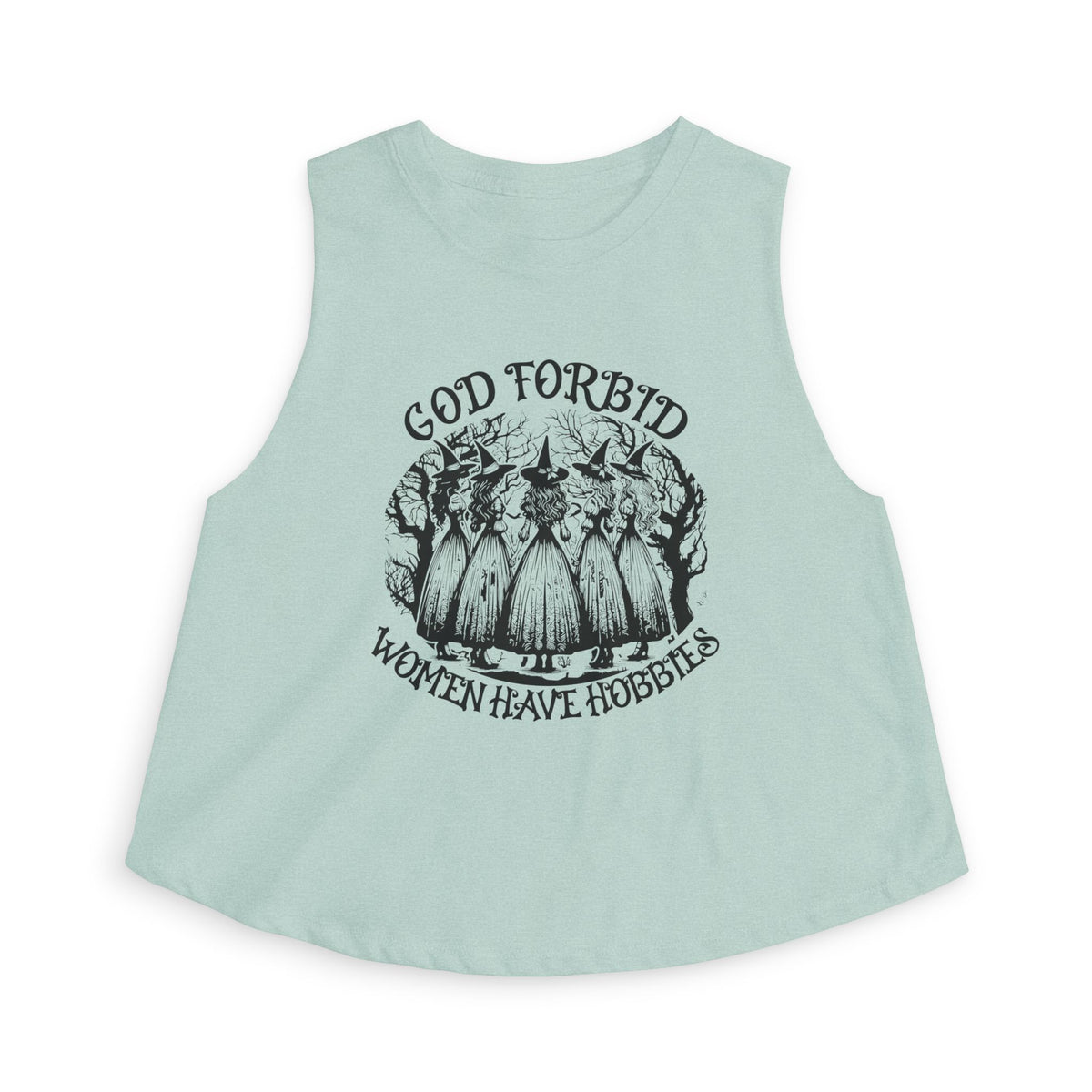 God Forbid Women Have Hobbies Crop Top - Spinsterly Co