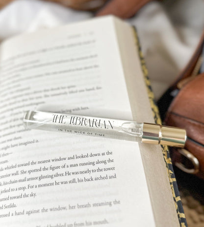 The Librarian Travel Perfume | Dark Academia Fragrance | Woody Vanilla - Spinsterly Co