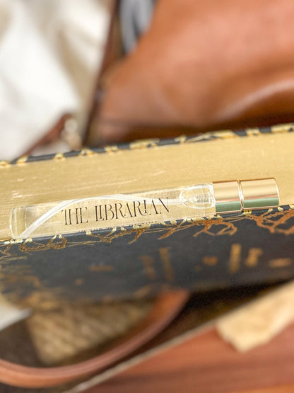The Librarian Travel Perfume | Dark Academia Fragrance | Woody Vanilla - Spinsterly Co