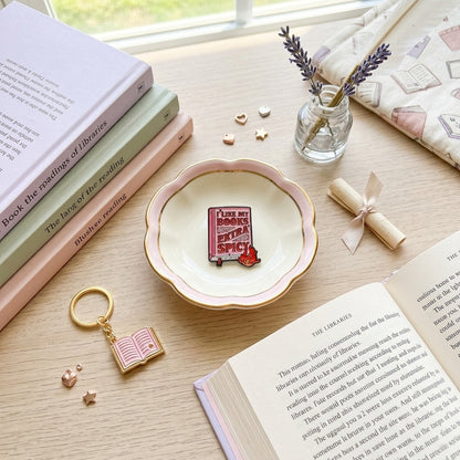 Spicy Book Club Enamel Pins | Bookish Lapel Pins for Smut Readers