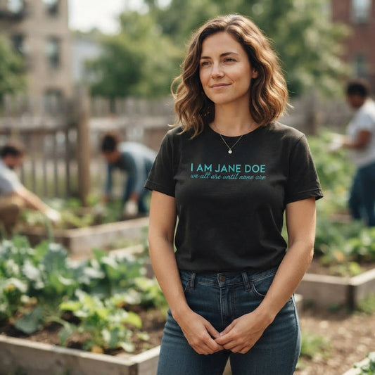 I Am Jane Doe Survivor Support T-Shirt | Sexual Violence Awareness Tee