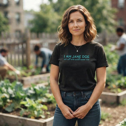 I Am Jane Doe Survivor Support T-Shirt | Sexual Violence Awareness Tee
