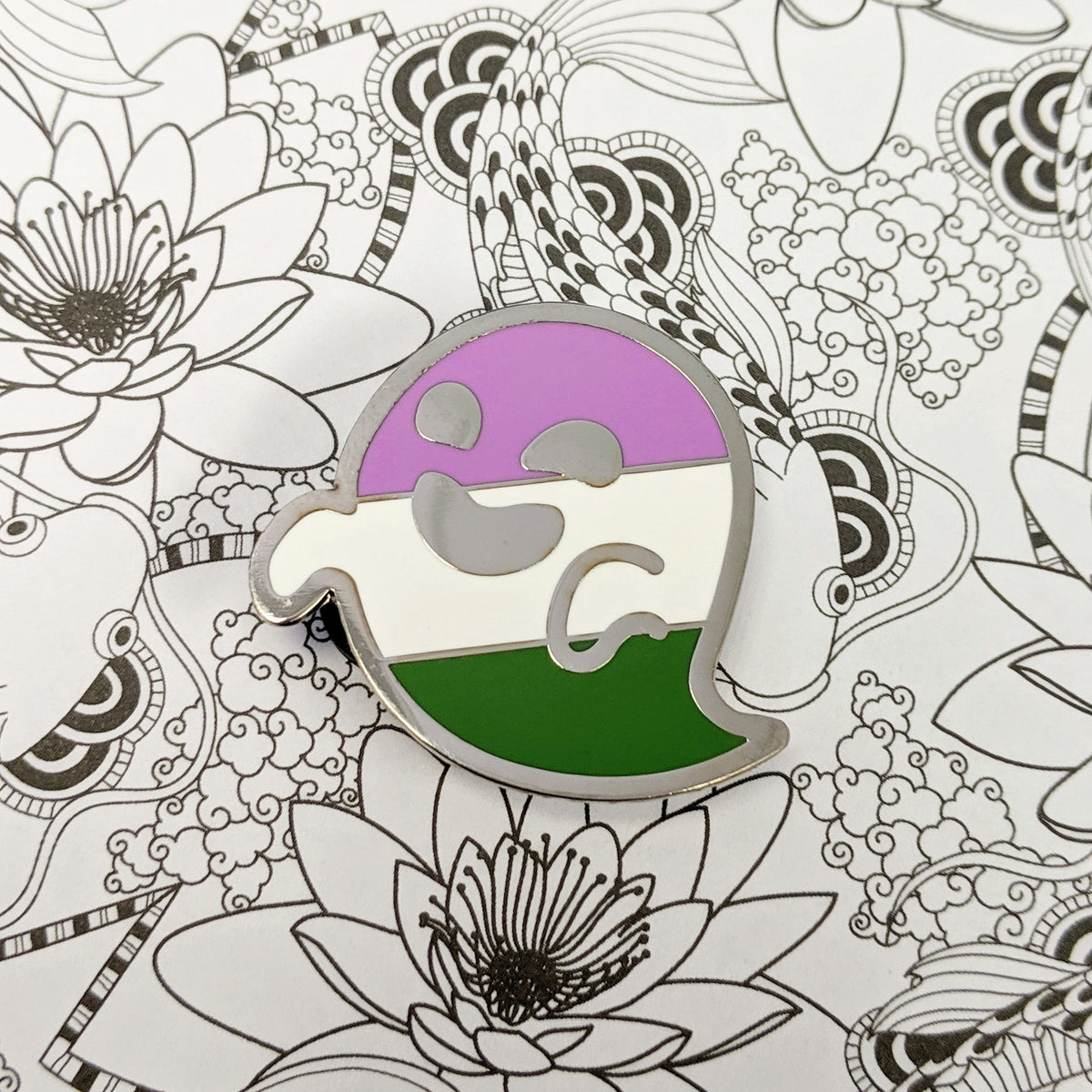 Gaysper & Friends Hard Enamel Pride Pins - Spinsterly Co