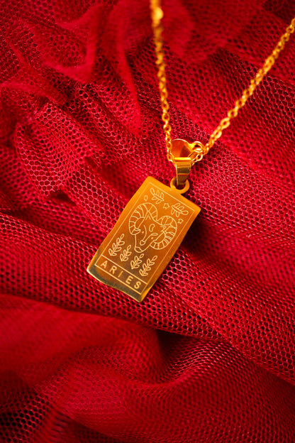 Zodiac Pendant Necklace | Double-Sided Constellation Jewelry Gift - Spinsterly Co