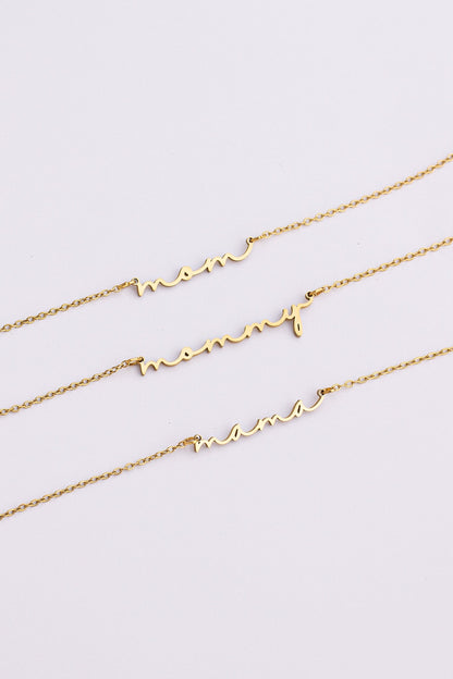 Mama Necklace | Cursive Name Jewelry Gift for Mom - Spinsterly Co
