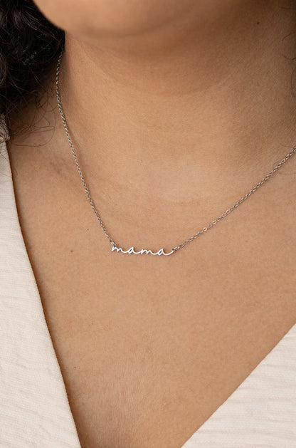 Mama Necklace | Cursive Name Jewelry Gift for Mom - Spinsterly Co