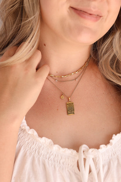 Zodiac Pendant Necklace | Double-Sided Constellation Jewelry Gift - Spinsterly Co