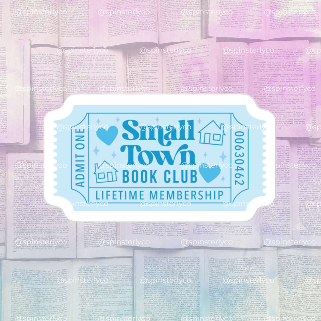 Romance Book Trope Stickers | Lifetime Member Book Club Ticket Sticker Pack - Spinsterly Co