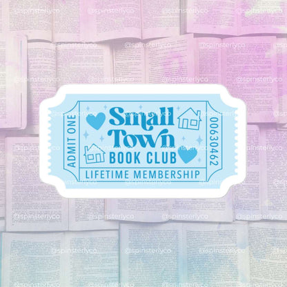 Romance Book Trope Stickers | Lifetime Member Book Club Ticket Sticker Pack - Spinsterly Co