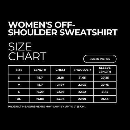 My Dick's Bigger Off-Shoulder Crop Sweatshirt | Feminist Statement Top - Spinsterly Co