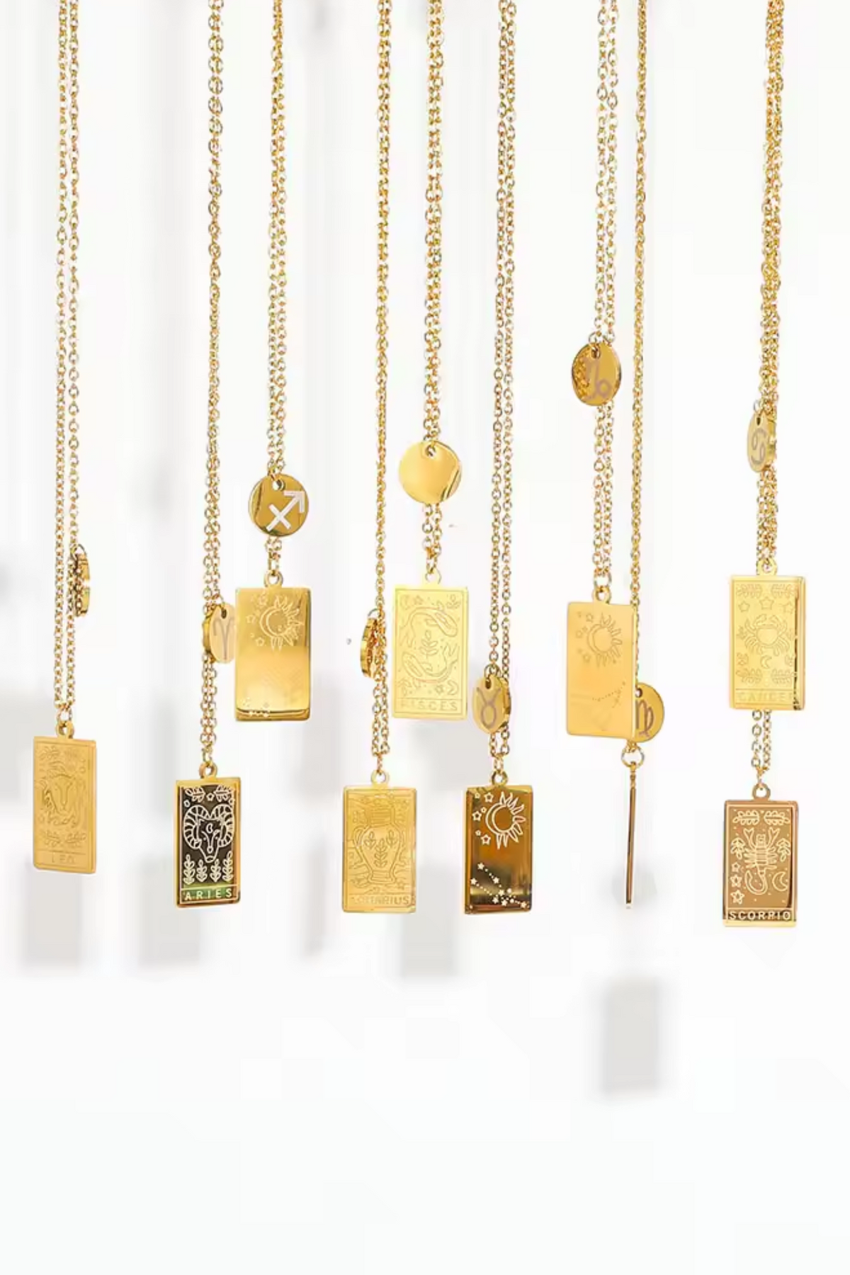 Zodiac Pendant Necklace | Double-Sided Constellation Jewelry Gift - Spinsterly Co
