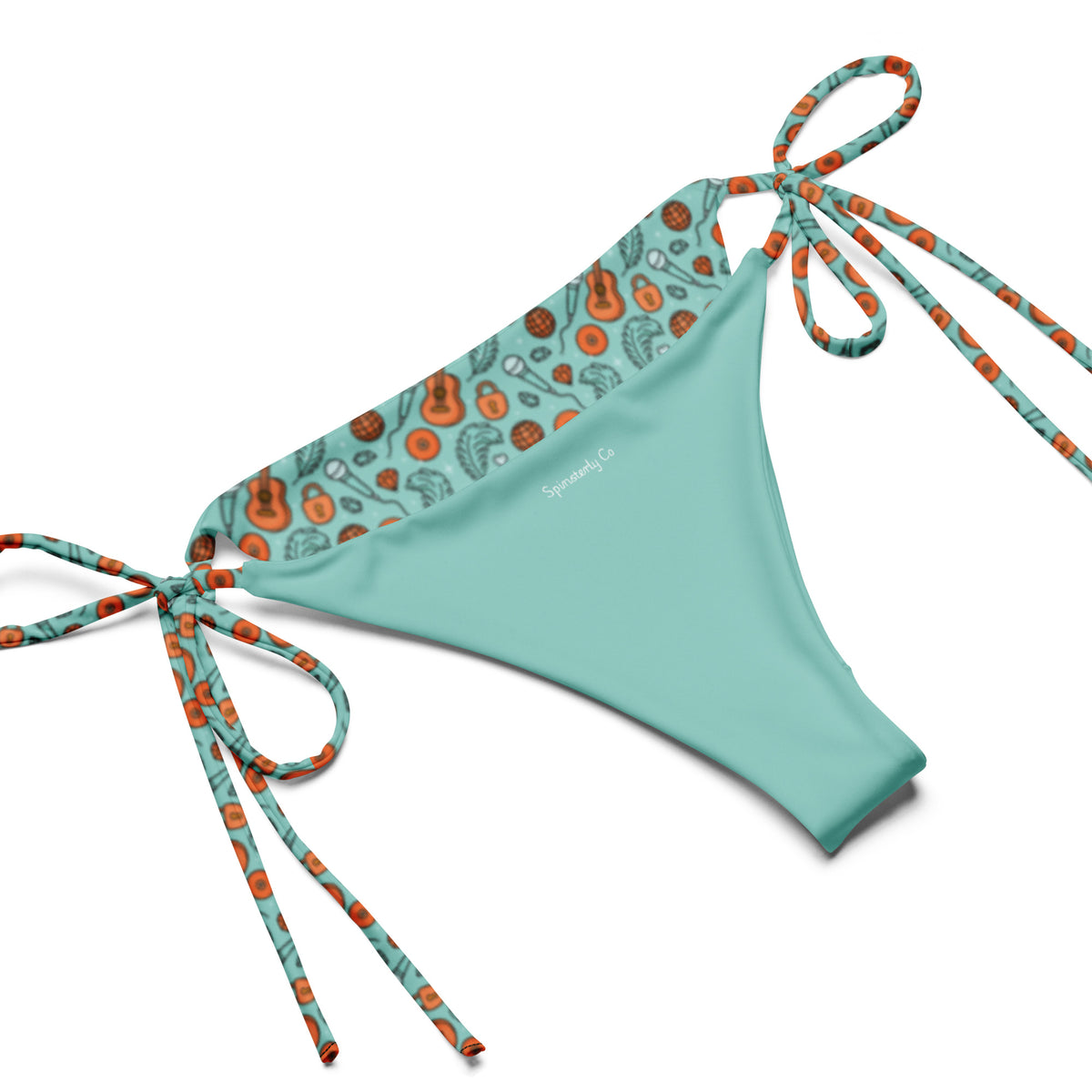 Showgirl Era String Bikini | All-Over Print Recycled Swimwear - Spinsterly Co