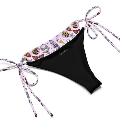 Summerween String Bikini — All-Over Print Recycled Swimwear - Spinsterly Co