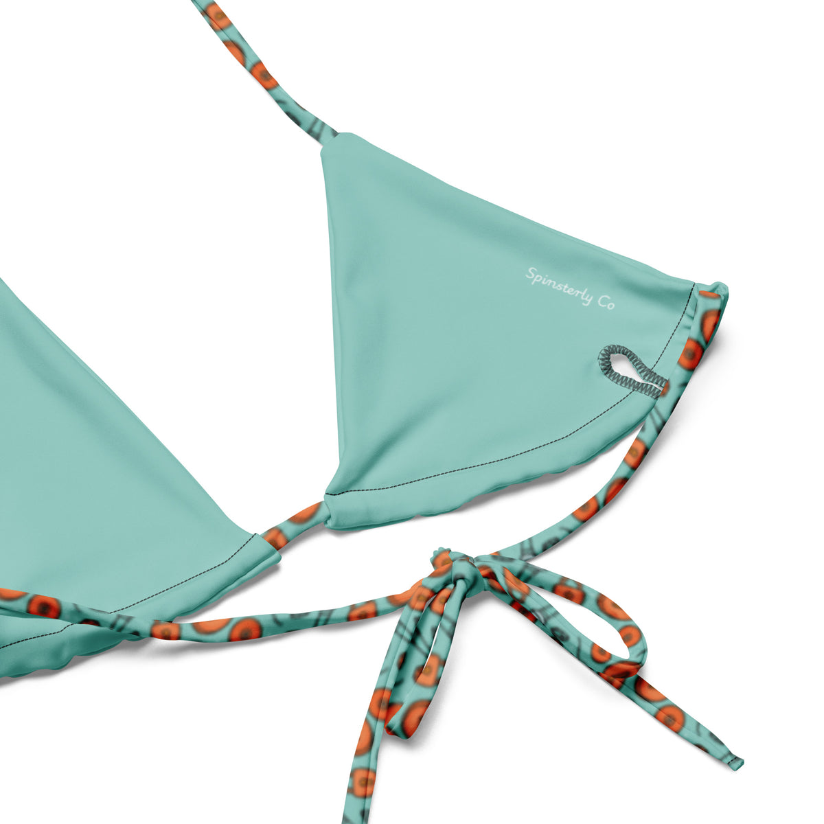 Showgirl Era String Bikini | All-Over Print Recycled Swimwear - Spinsterly Co