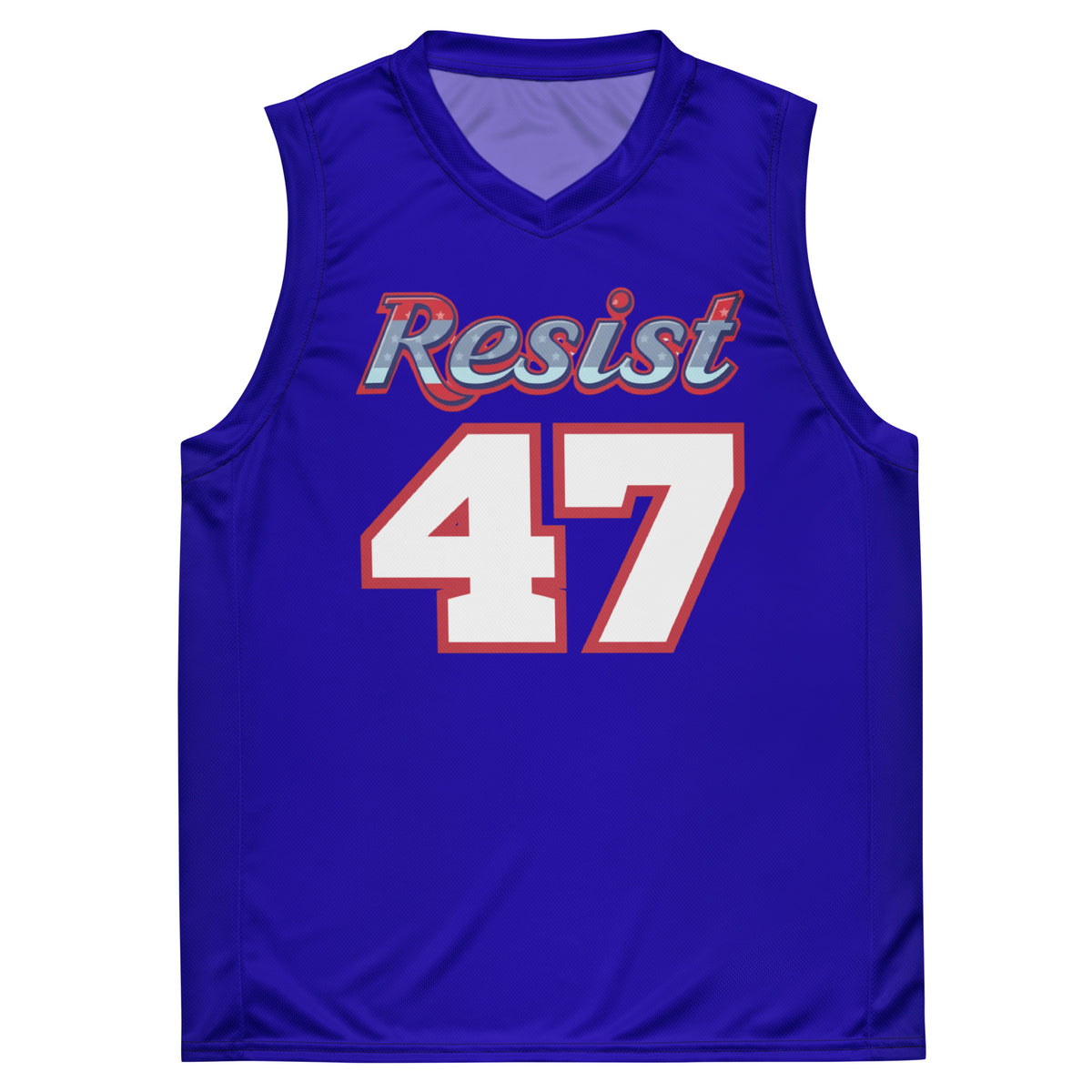 Resist 47 Basketball Jersey | Political Activist Recycled Unisex Jersey - Spinsterly Co