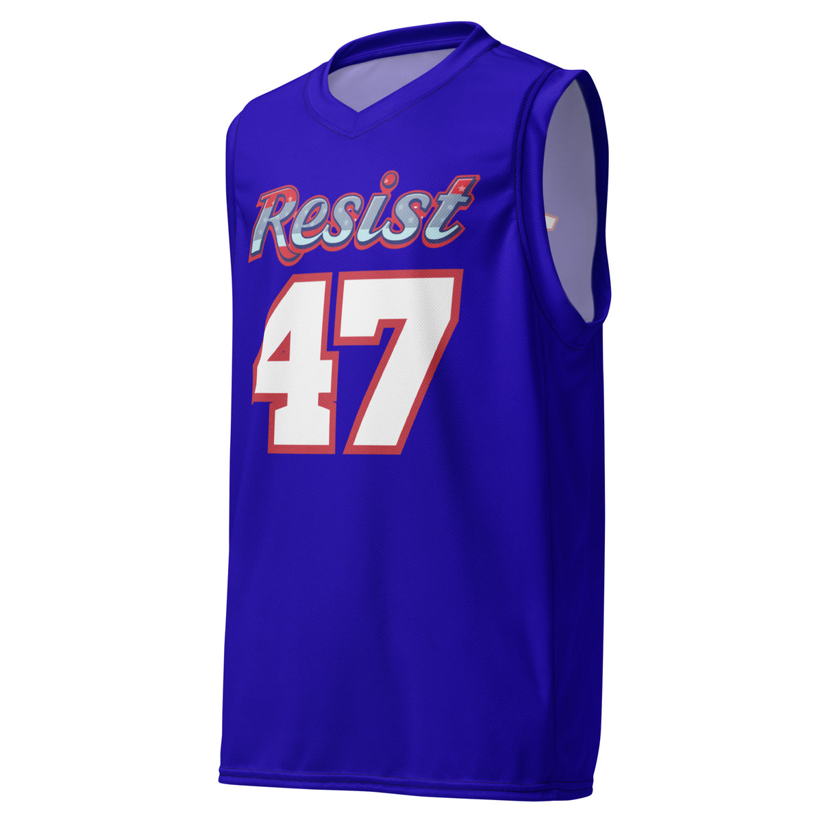 Resist 47 Basketball Jersey | Political Activist Recycled Unisex Jersey - Spinsterly Co